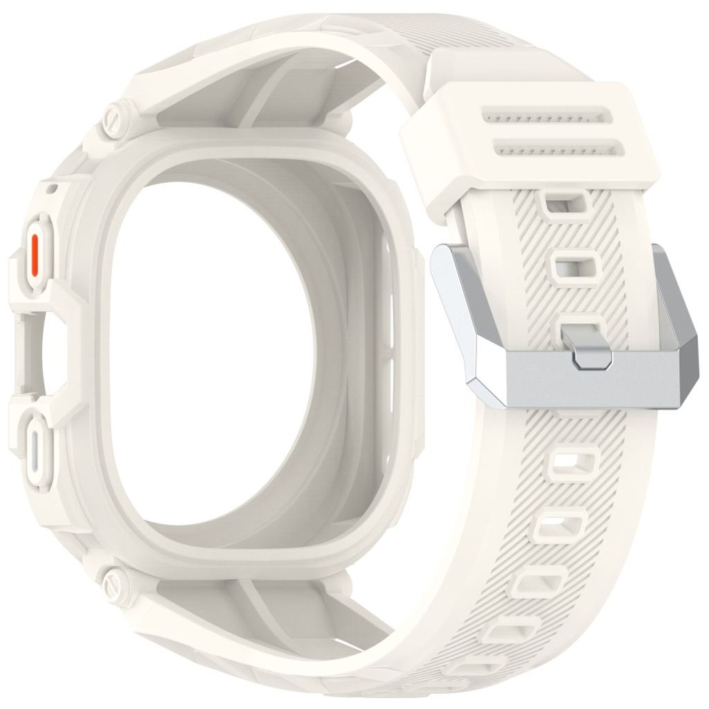 Samsung Galaxy Watch Ultra/Ultra2 silikon klokkerem med deksel - Starlight