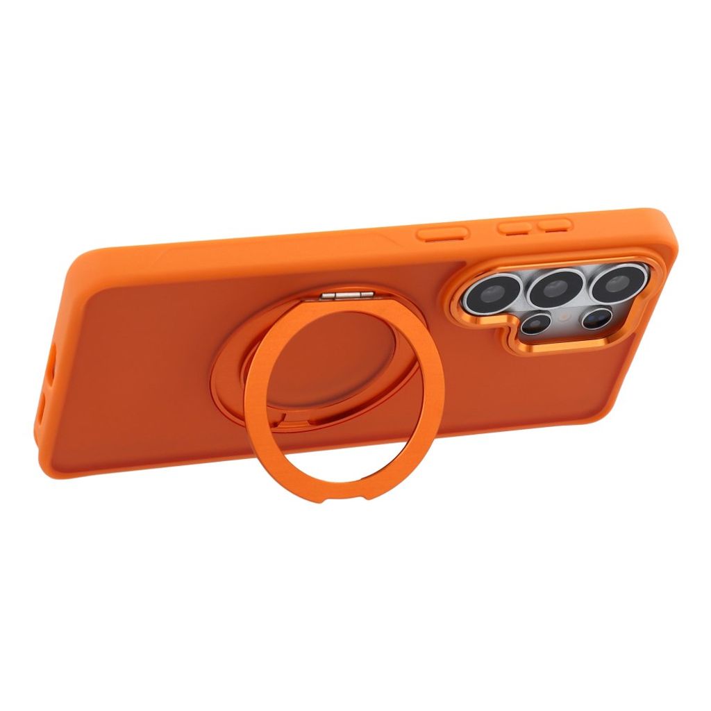 Samsung Galaxy S26 Ultra MagSafe Deksel med ringstativ - Oransje