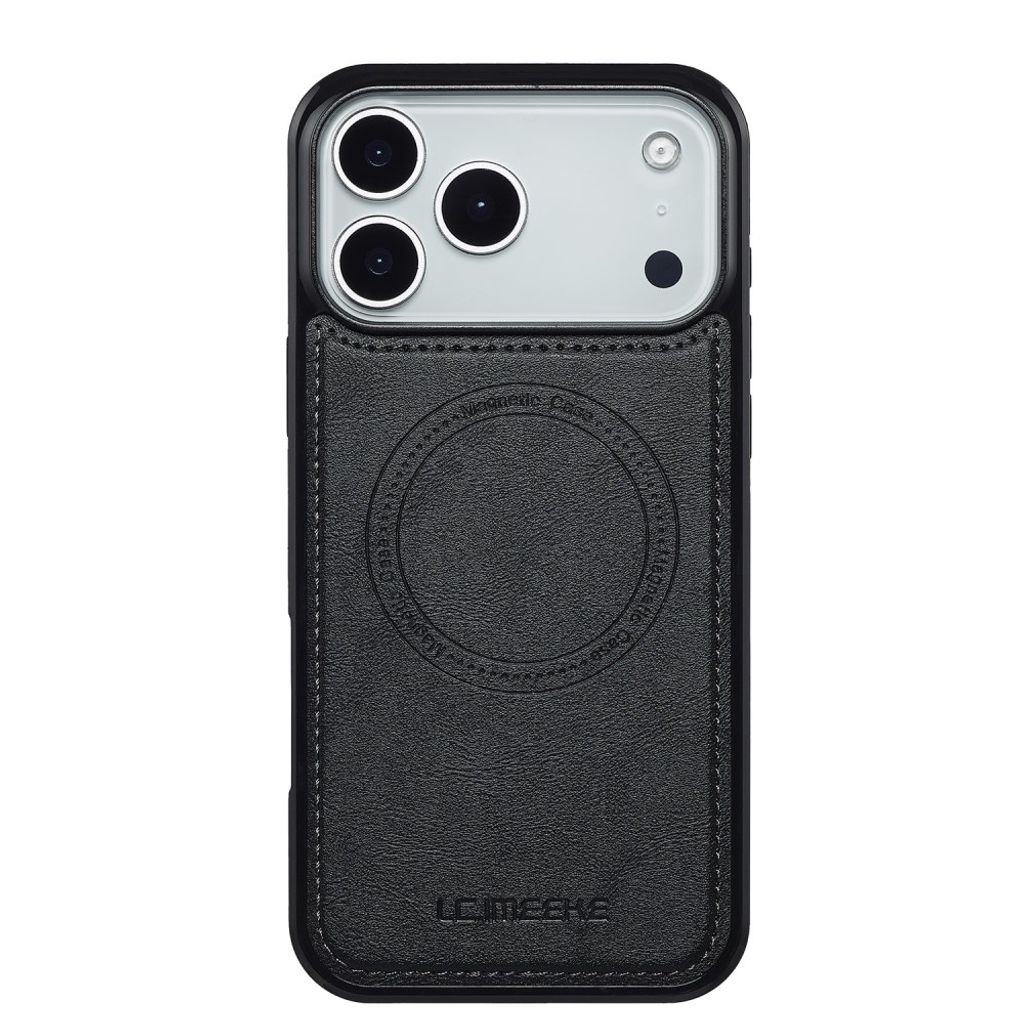 iPhone 18 Pro Max/17 Pro Max MagSafe Kuori irrotettavalla Kortin haltija - Musta