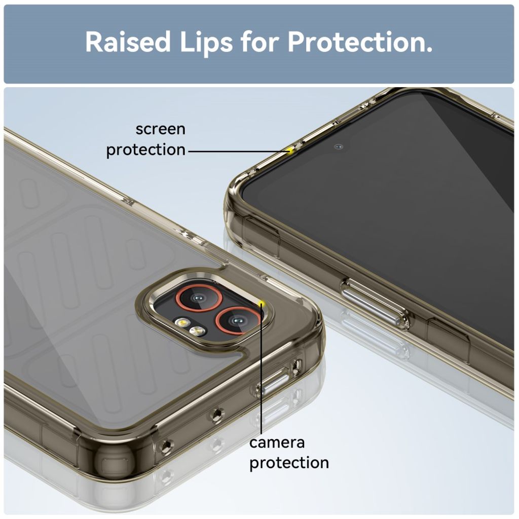 Samsung Galaxy XCover7 Pro deksel i akryl – transparent grå