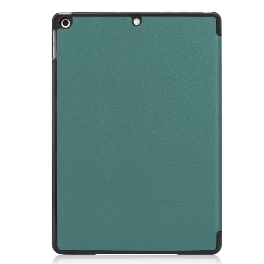 iPad 10.2" (2021/2020/2019) Fodral Tri-Fold PU-läder - Svartgrön