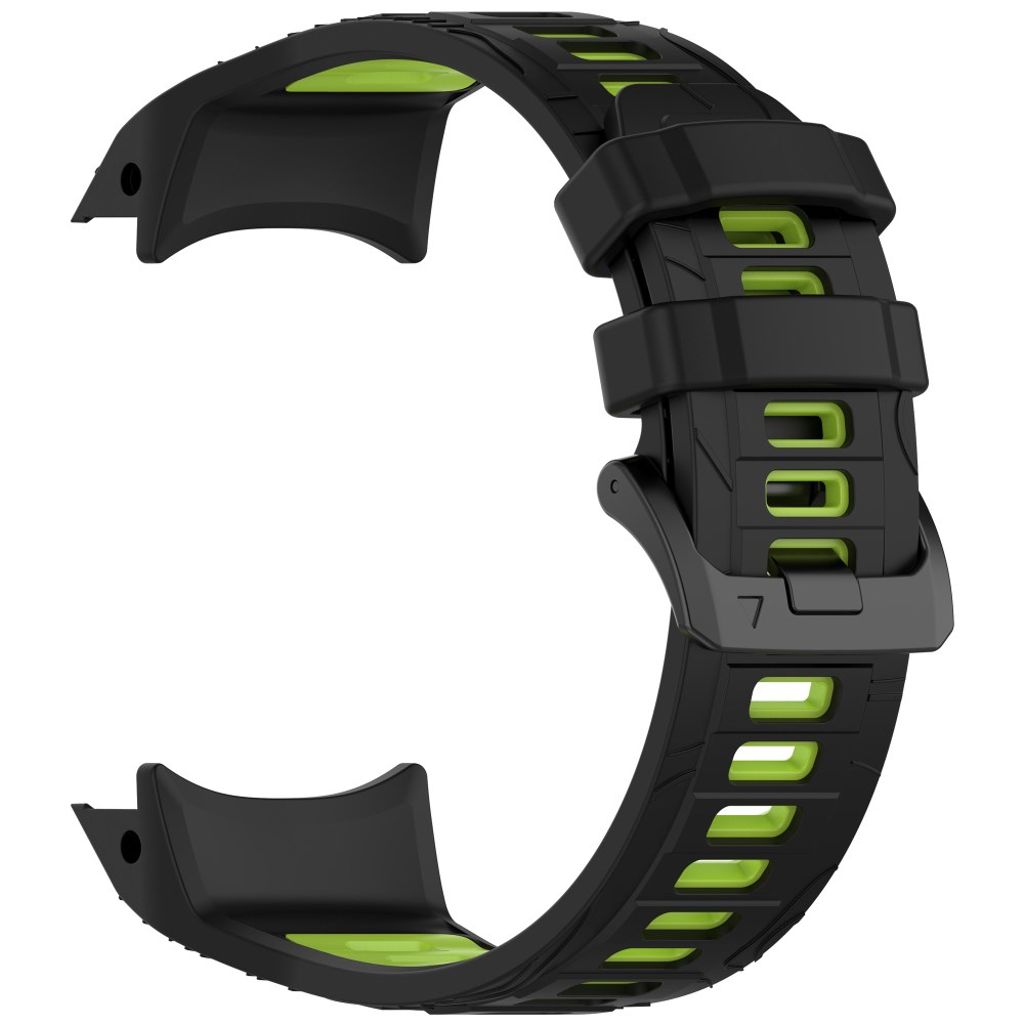 Garmin Instinct 3 45mm Silicone Watch Strap - Black/Green