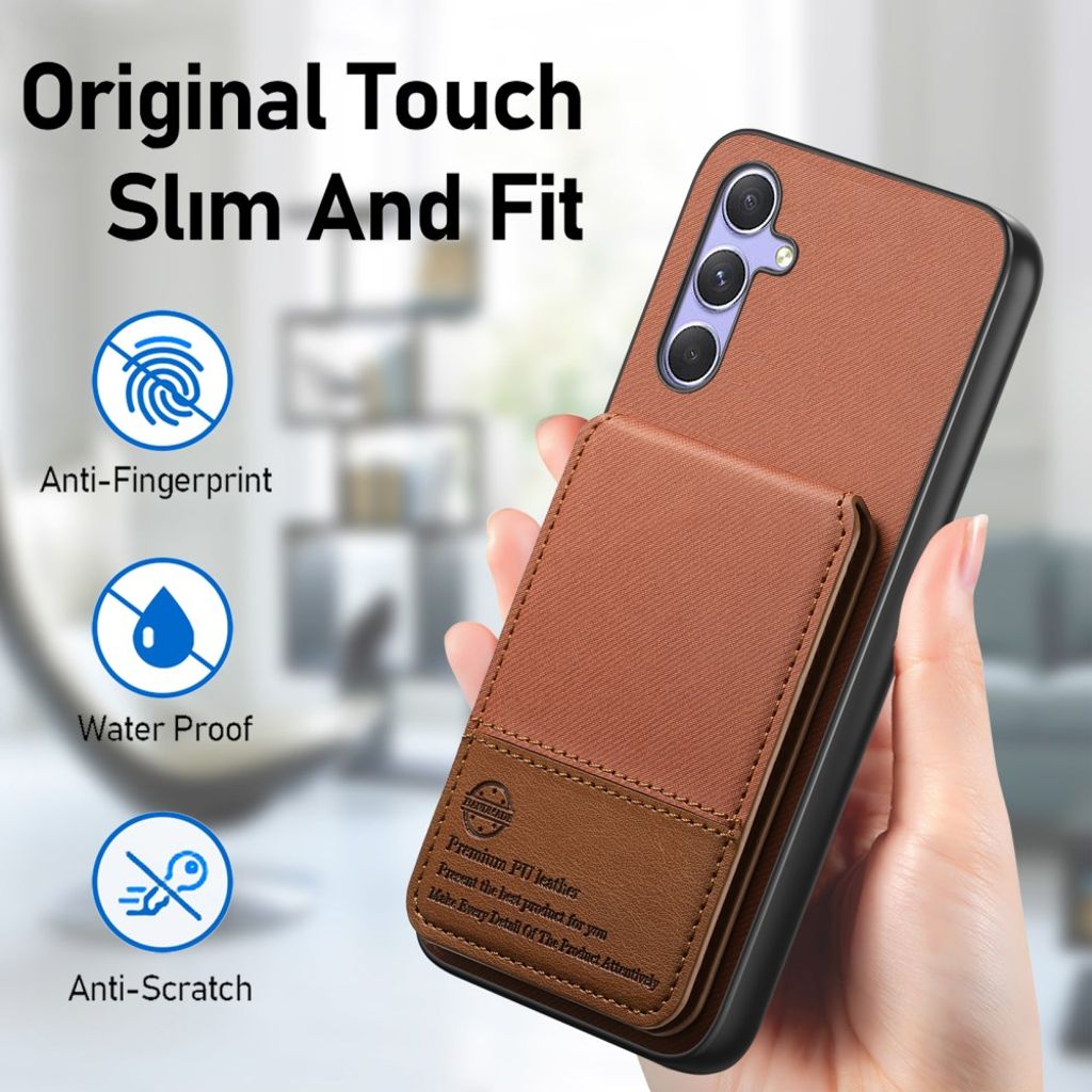 Samsung Galaxy A17 5G Deksel med Kortspor - Brun