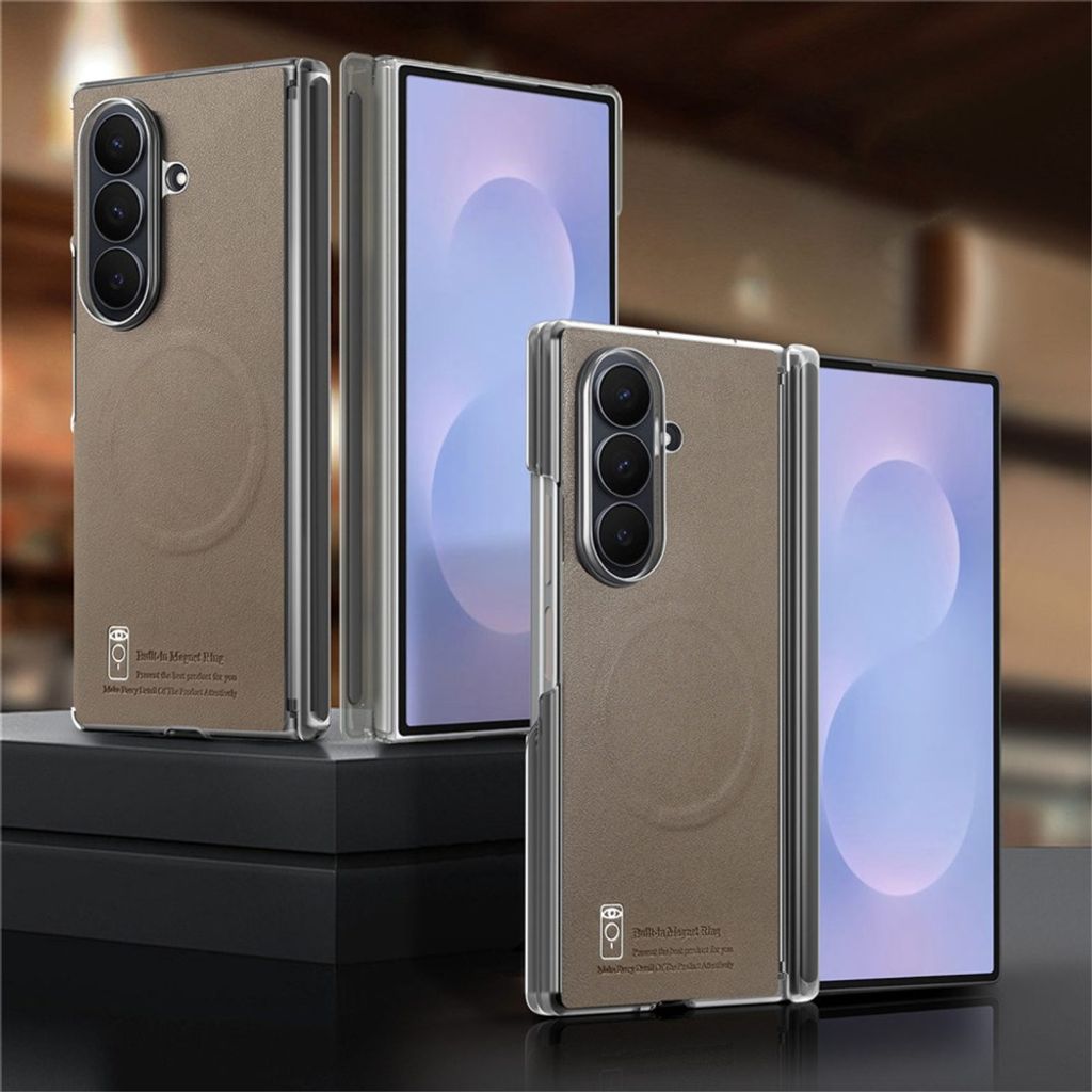 Samsung Galaxy Z Fold8 Ultra MagSafe Kuori - Tummanruskea