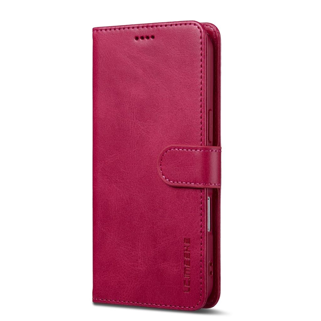 LC.IMEEKE iPhone 17 Air Pung-etui med Stander – Lyserød