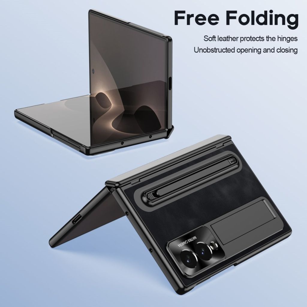 Samsung Galaxy Z Fold8 Cover med skærmbeskytter og stylus - Sort