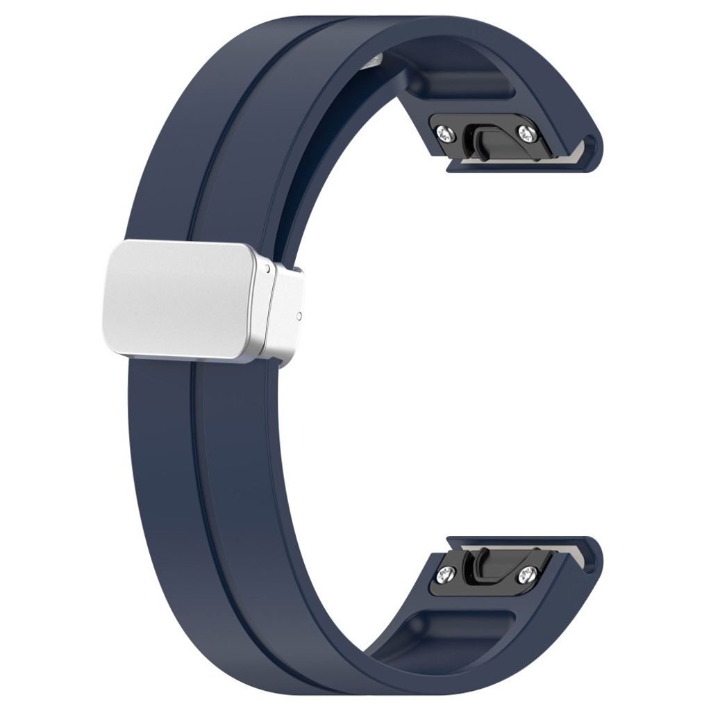 Garmin Fenix 7S and others silicone watch strap - Blue