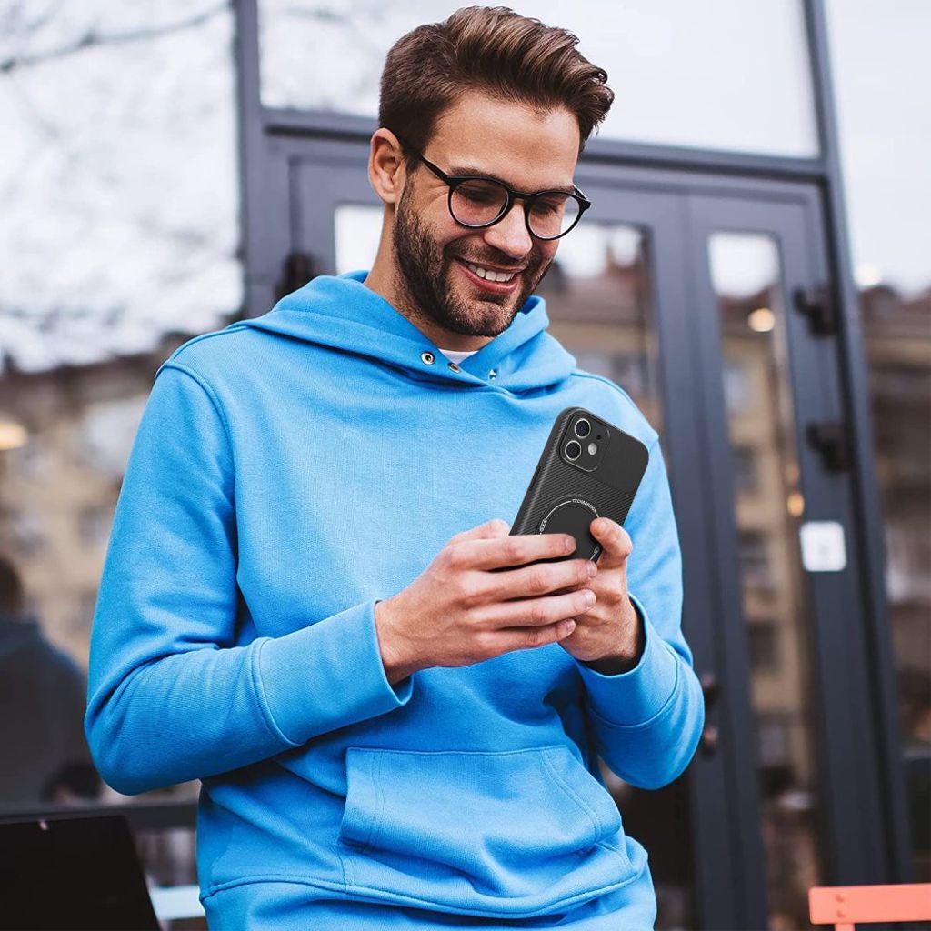 iPhone 11 Hybridcover med Stativ - Grå