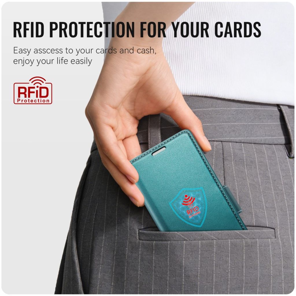CASEME Samsung Galaxy Z Fold8 Ultra Flip Cover med RFID blokering - Grøn