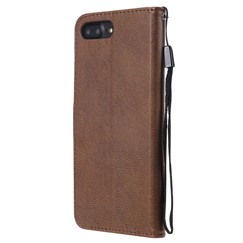 iPhone 7 Plus / 8 Plus Kotelo Korttipaikka - Ruskea