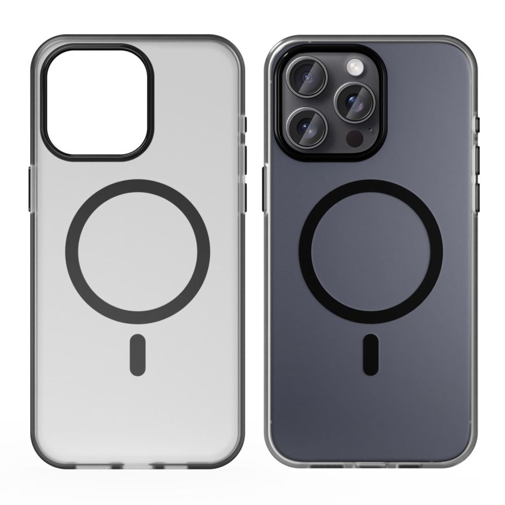 iPhone 15 Pro Max MagSafe Kuori - Musta