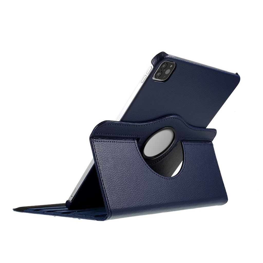 iPad Air 11"/10.9"/Pro 11" Etui med roterende stativ - Blå