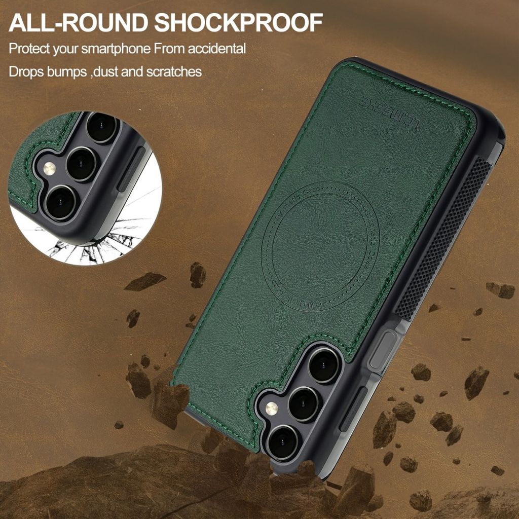 LC.IMEEKE Samsung Galaxy A37 5G MagSafe-kompatibelt Skal – Grön