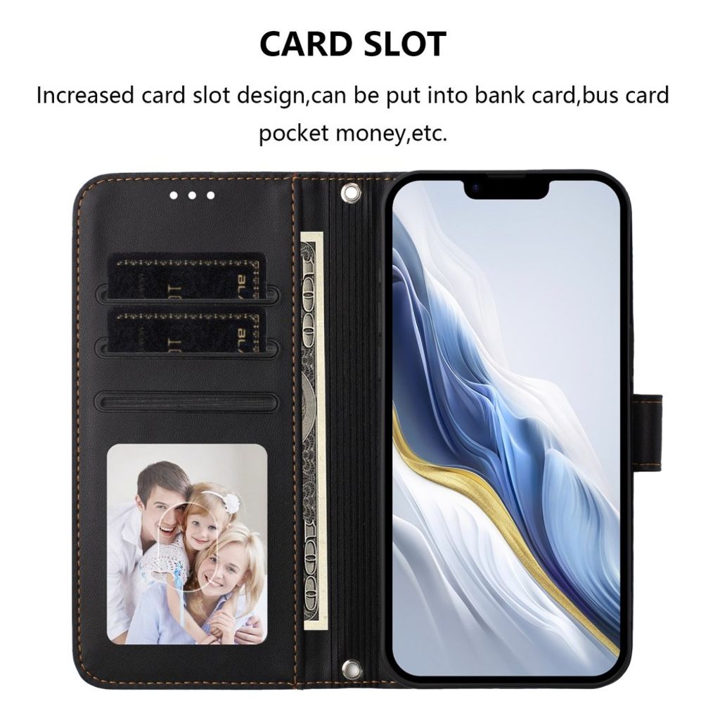 Nothing Phone (3) 5G Wallet Cover Stand Card Holder - Black