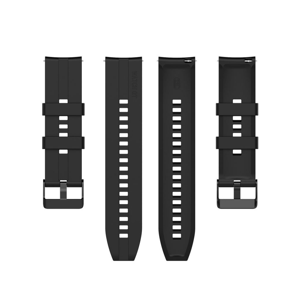 Samsung Gear S3 Frontier/Classic og andre silikone urrem – sort