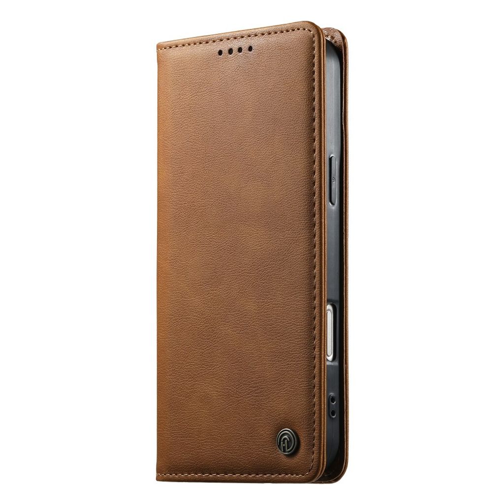 DIERFENG iPhone 18 Pro Max/17 Pro Max Lommeboketui RFID-blokkerende - Brun