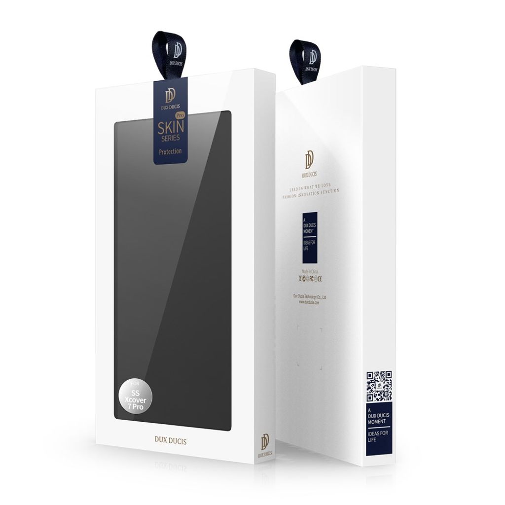 DUX DUCIS mobiletui med kortholder for Samsung Galaxy XCover7 Pro – Svart