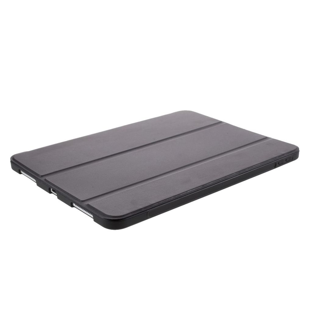 iPad Air 11"/10.9"/Pro 11" Tri-fold etui i silikon og PU-skinn - Svart