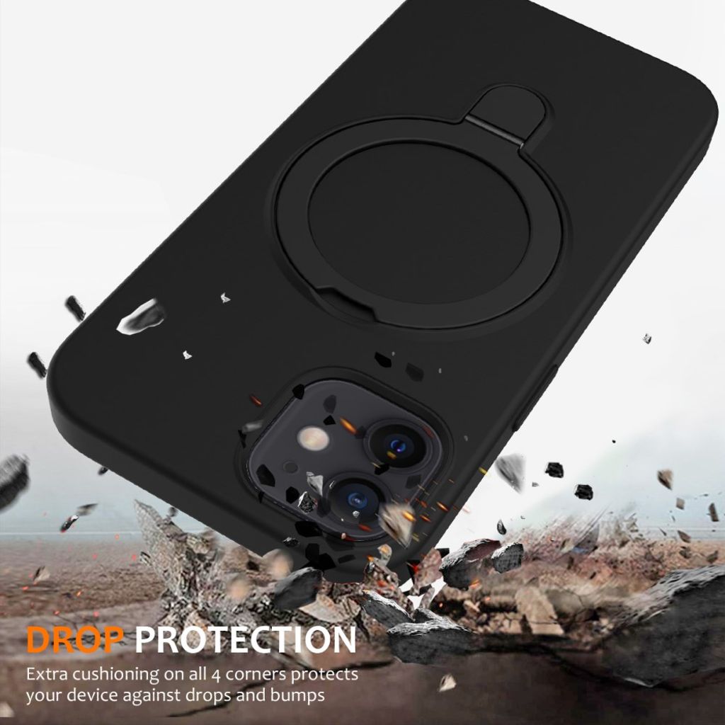 iPhone 11 MagSafe Case with Ring Stand - Black