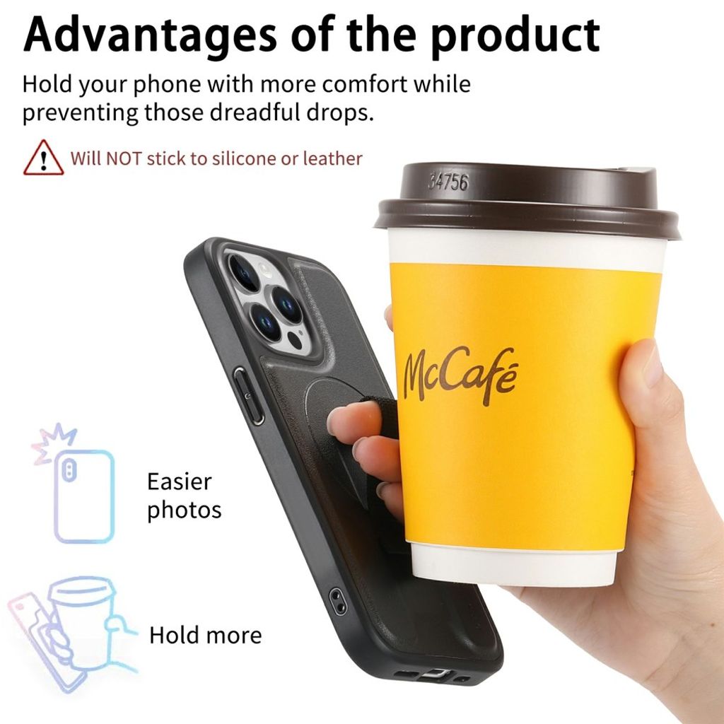 CASENEO iPhone 15 Pro Max Fodral - Svart