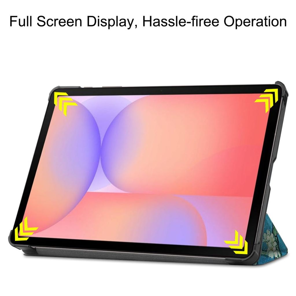 Samsung Galaxy Tab S10 Lite fodral med tryck - Aprikos