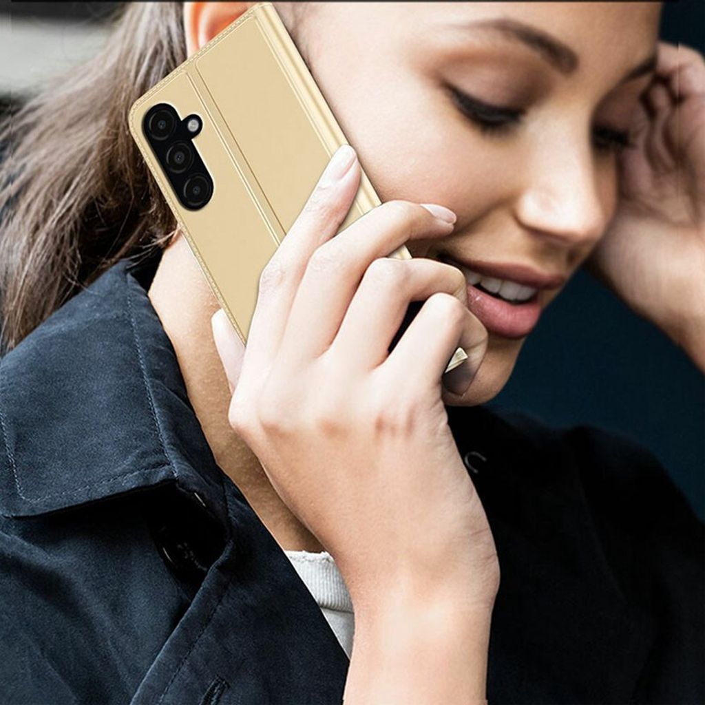 Samsung Galaxy A17 5G Etui med Stativ - Guld