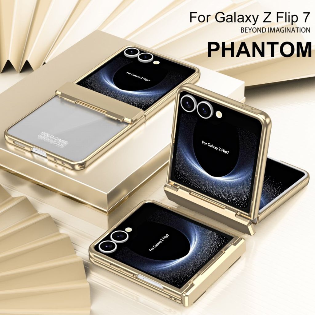 Samsung Galaxy Z Flip7 5G Skal med skärmskydd - Svart