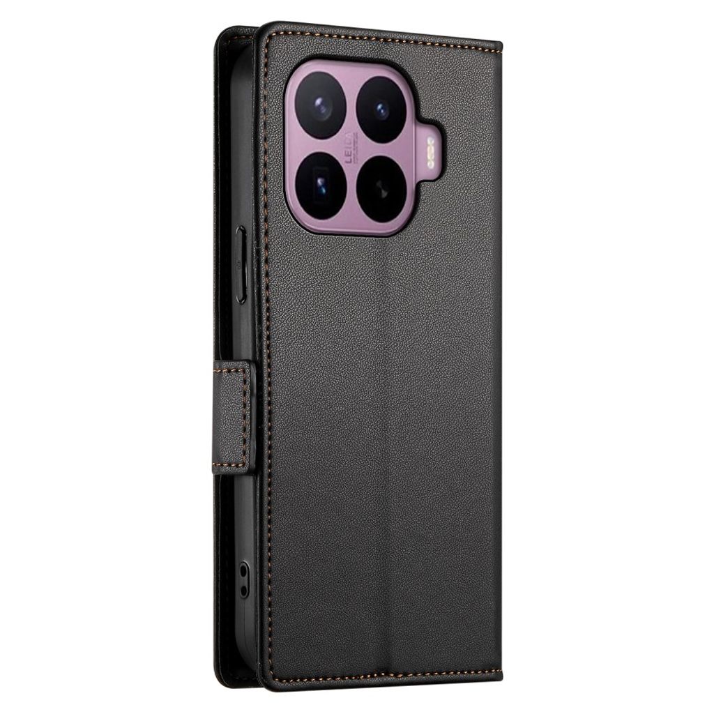 Xiaomi 17T Pro Plånboksfodral i PU-läder - Svart
