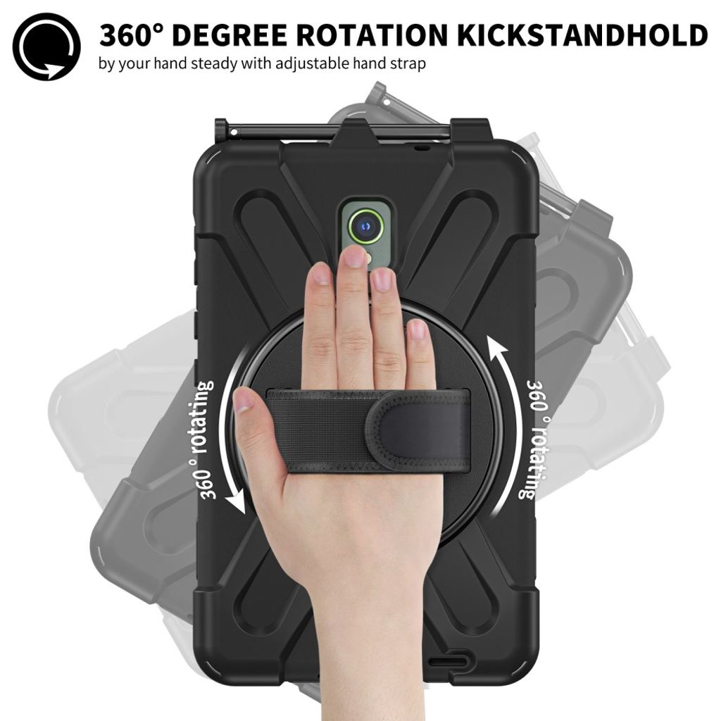 Samsung Galaxy Tab Active5/Active3 Case Kickstand - Black