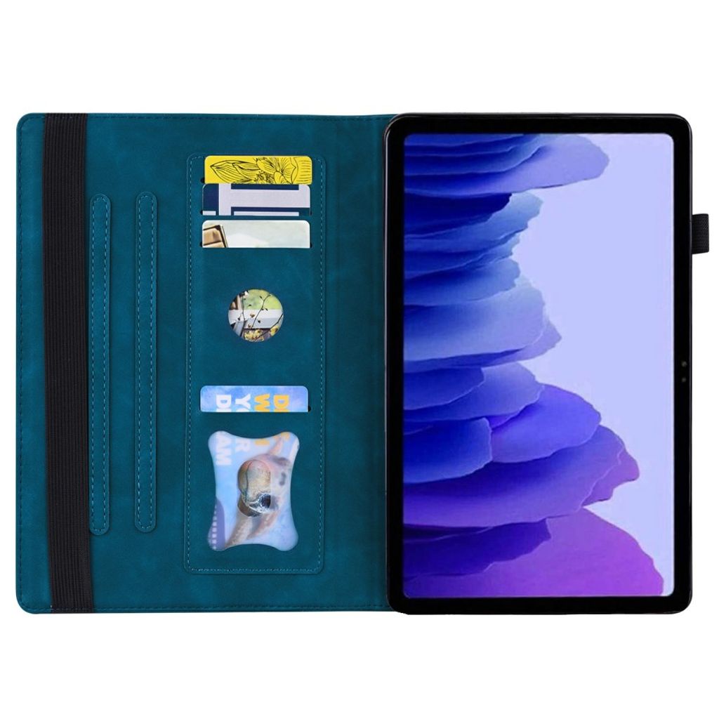 Samsung Galaxy Tab S12 Plus Folio flip cover med kortlommer - Blå