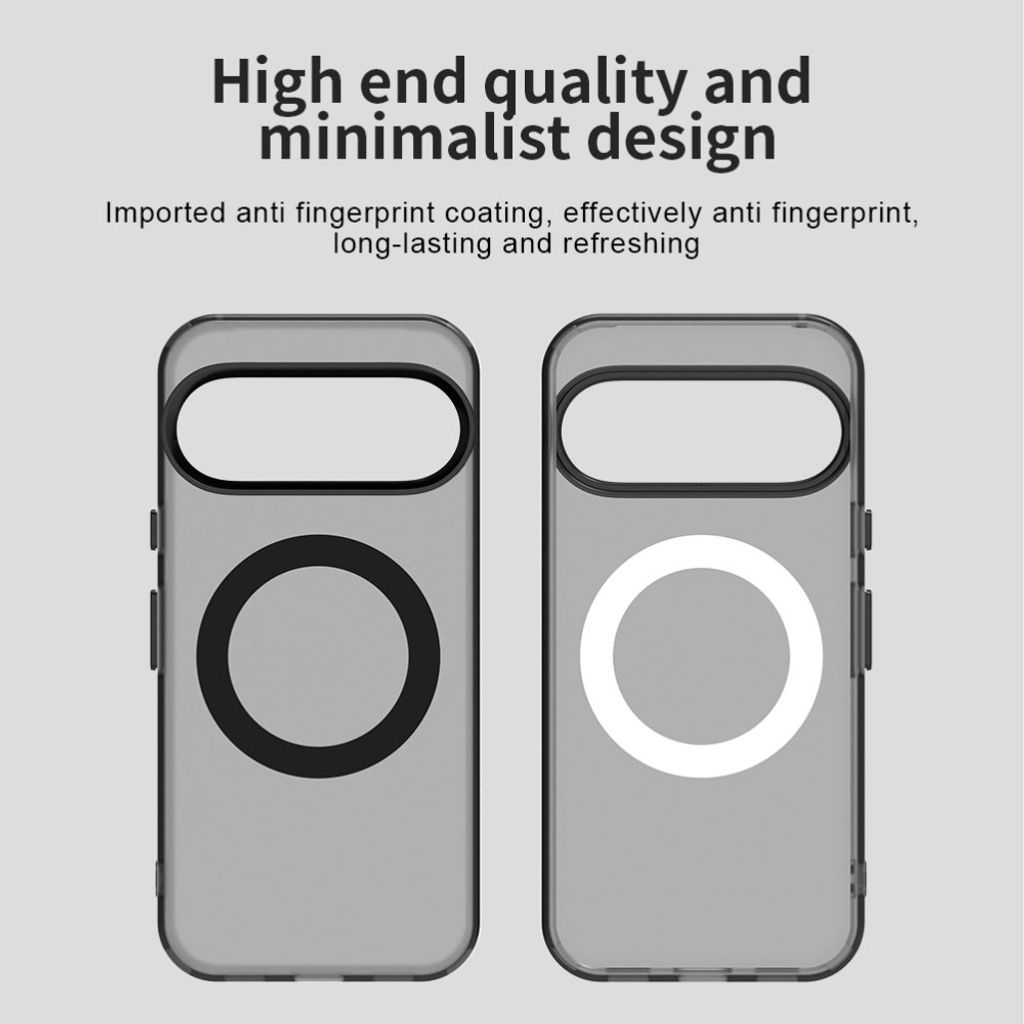 Google Pixel 10/10 Pro MagSafe-kompatibel Hybrid Deksel - Svart