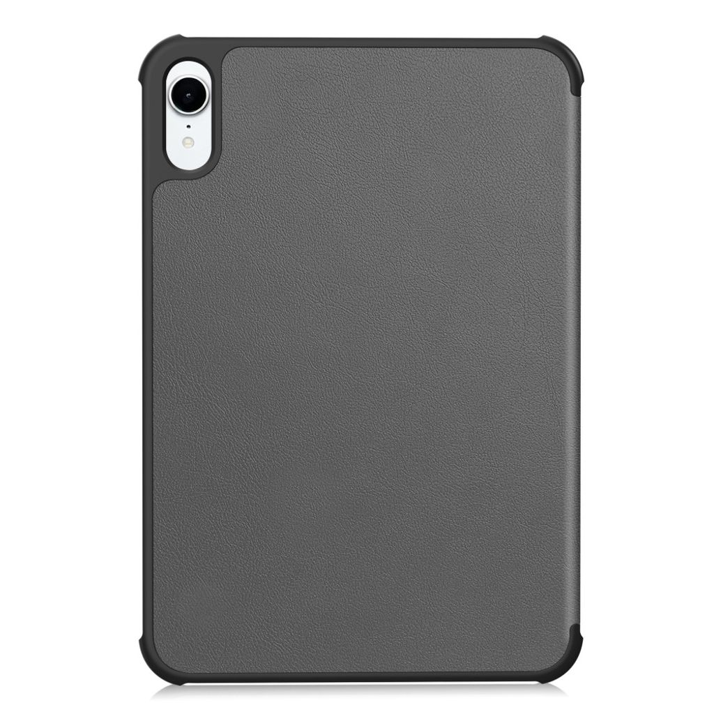 iPad Mini (2026) Tri-fold kotelo PU-nahkaa - Harmaa