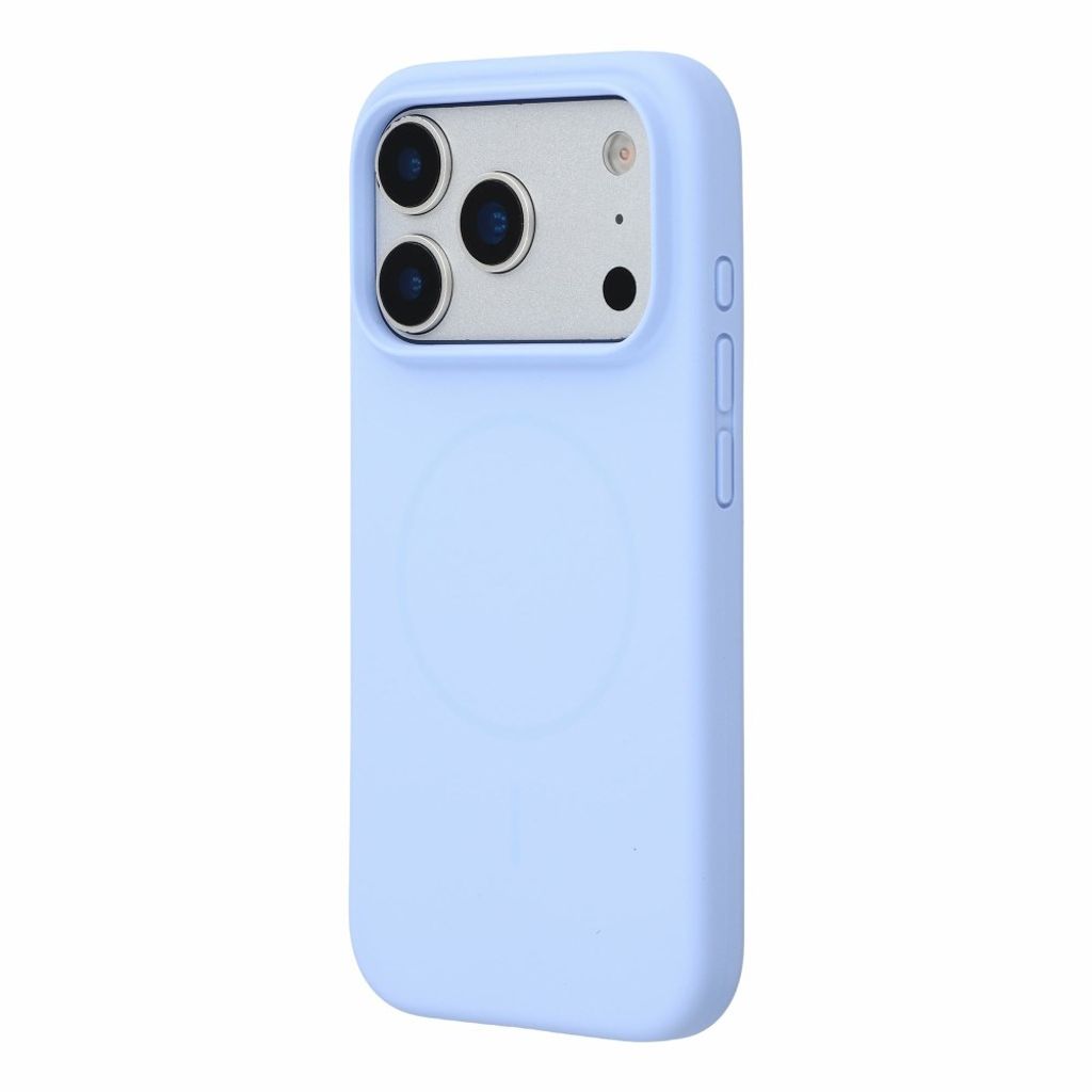 X-LEVEL iPhone 18 Pro Max/17 Pro Max MagSafe kuori silikonista - Vauvan sininen