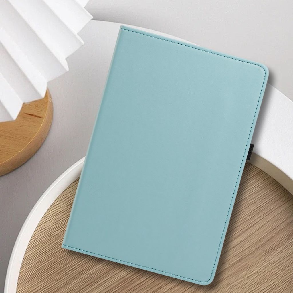 Samsung Galaxy Tab S12 Plus Fodral med Roterbart Stativ - Ljusgrön