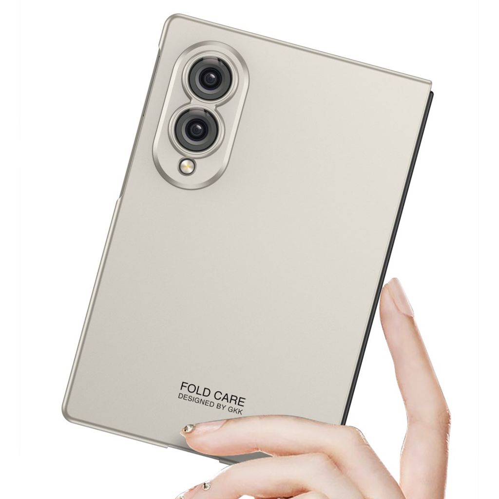 GKK Samsung Galaxy Z Fold8 Deksel med Herdet Glass - Sølv