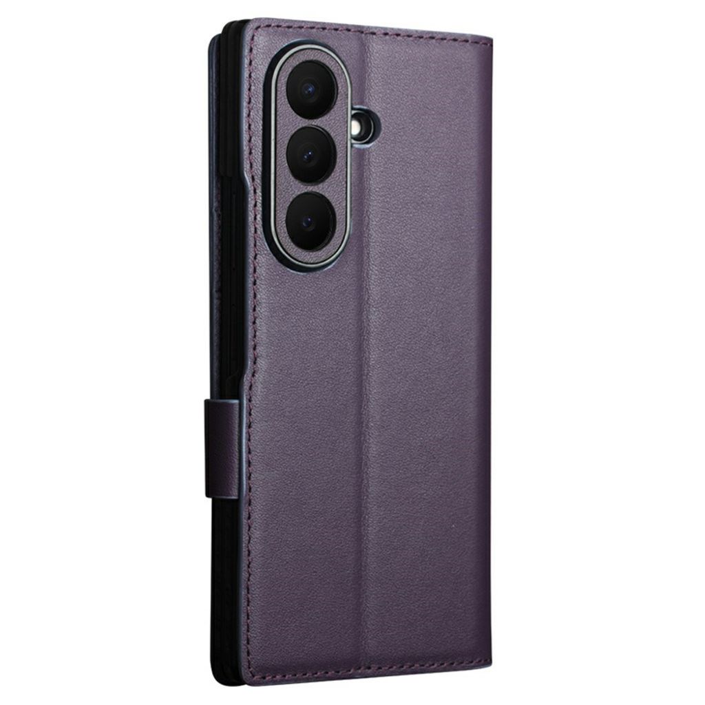 QIALINO Samsung Galaxy Z Fold8 Ultra Flip cover i ægte læder - Lilla