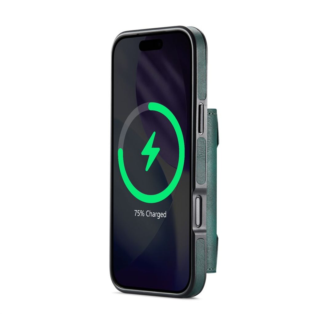 MAGKING iPhone 18 Pro Max/17 Pro Max MagSafe Kuori irrotettavalla lompakolla - Vihreä