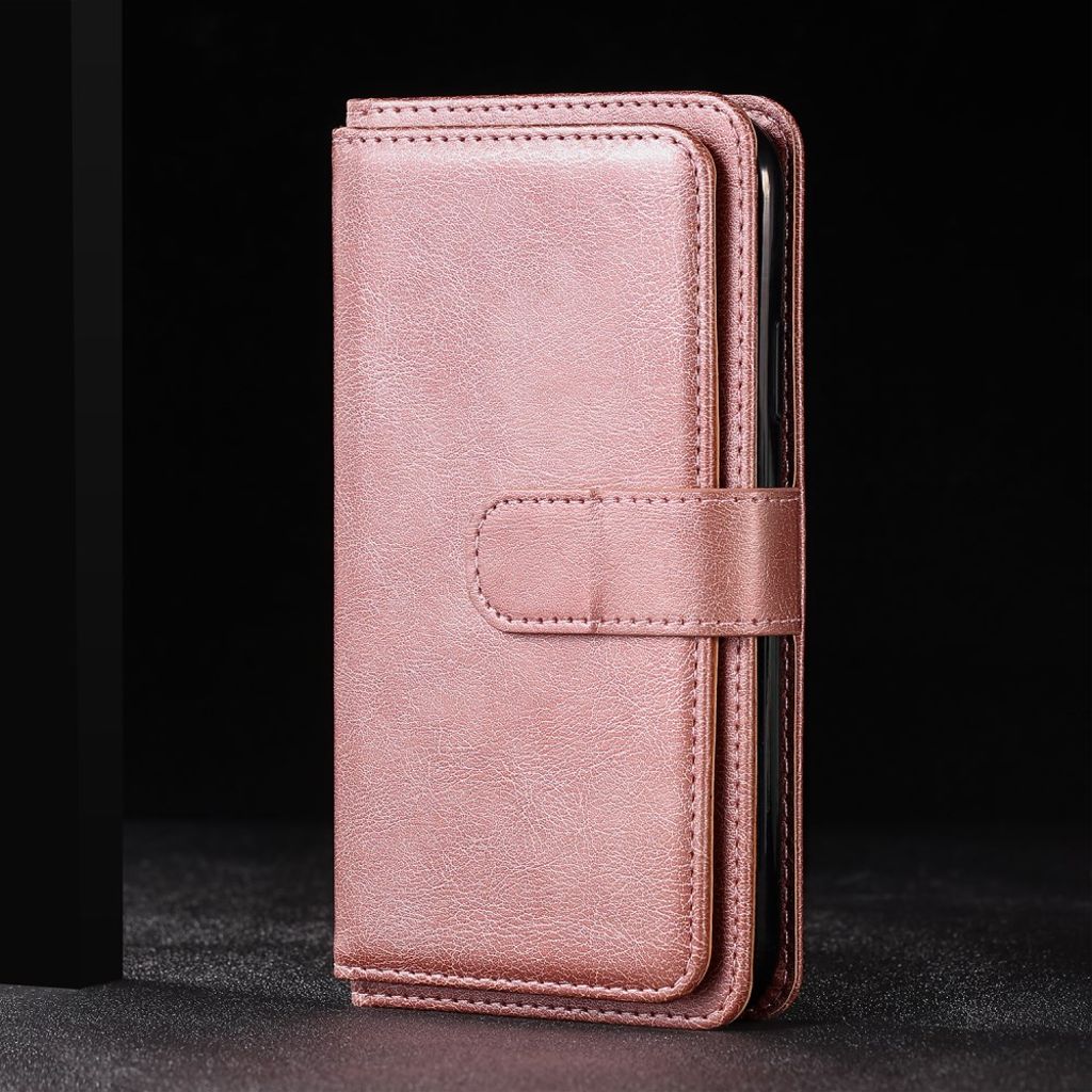 Samsung Galaxy S26 Ultra Cover with 10 Card Slots - Rose gold