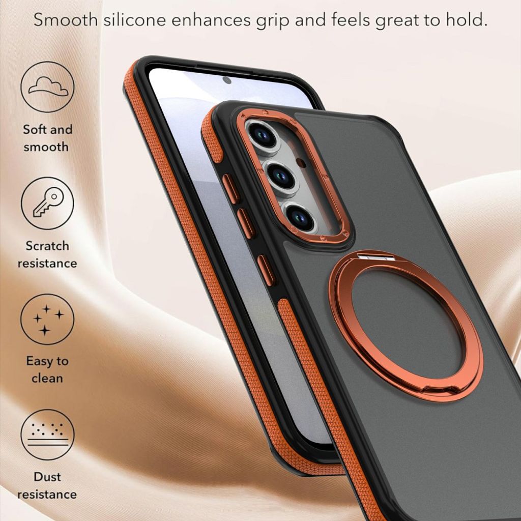Samsung Galaxy S26 FE deksel magnetisk ring - oransje