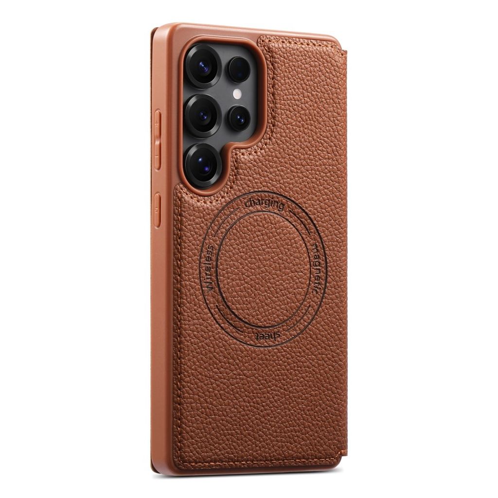 ESEBLE Samsung Galaxy S26 Ultra MagSafe Lommeboketui – Brun