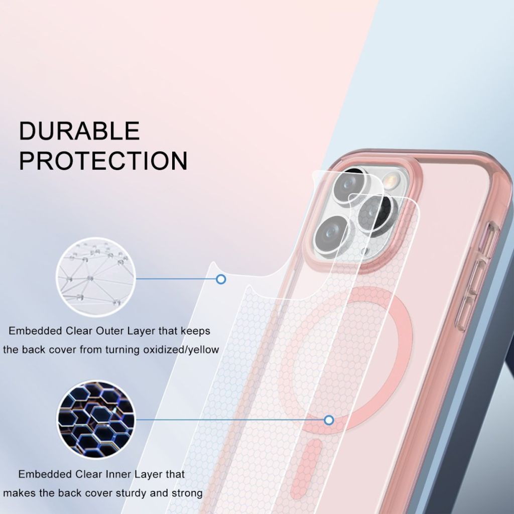 iPhone 11 Pro Max Skal MagSafe-kompatibel – Rosa