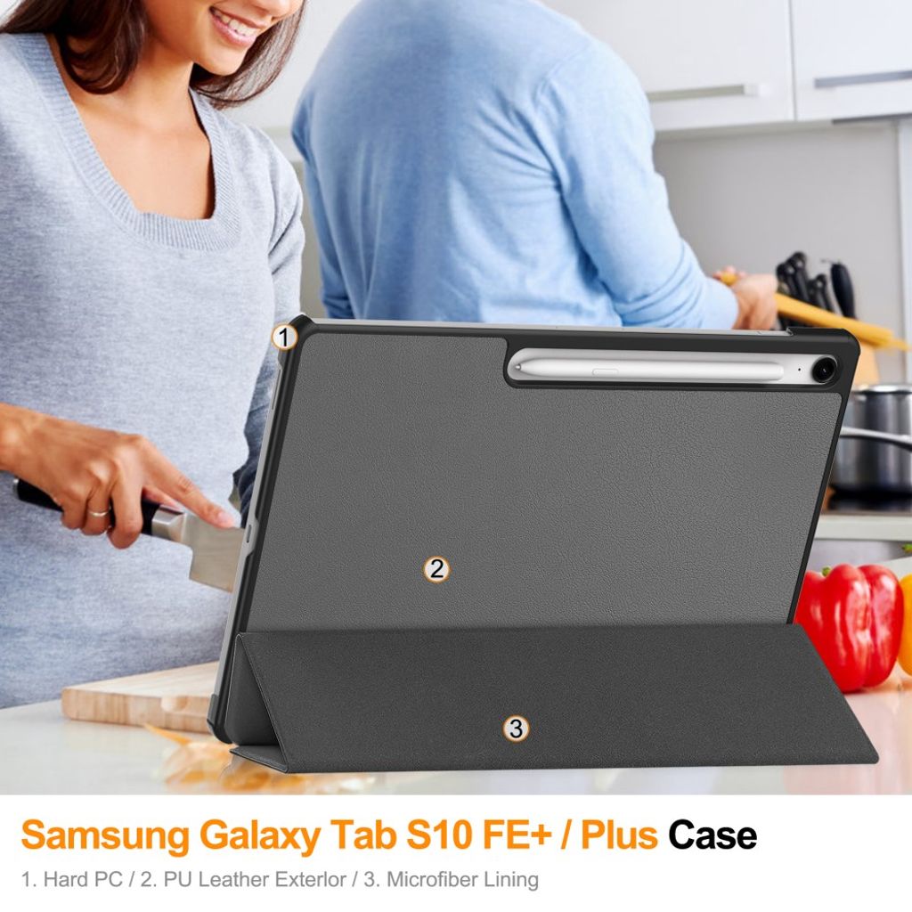 Samsung Galaxy Tab S10 FE Plus Cover - Grey