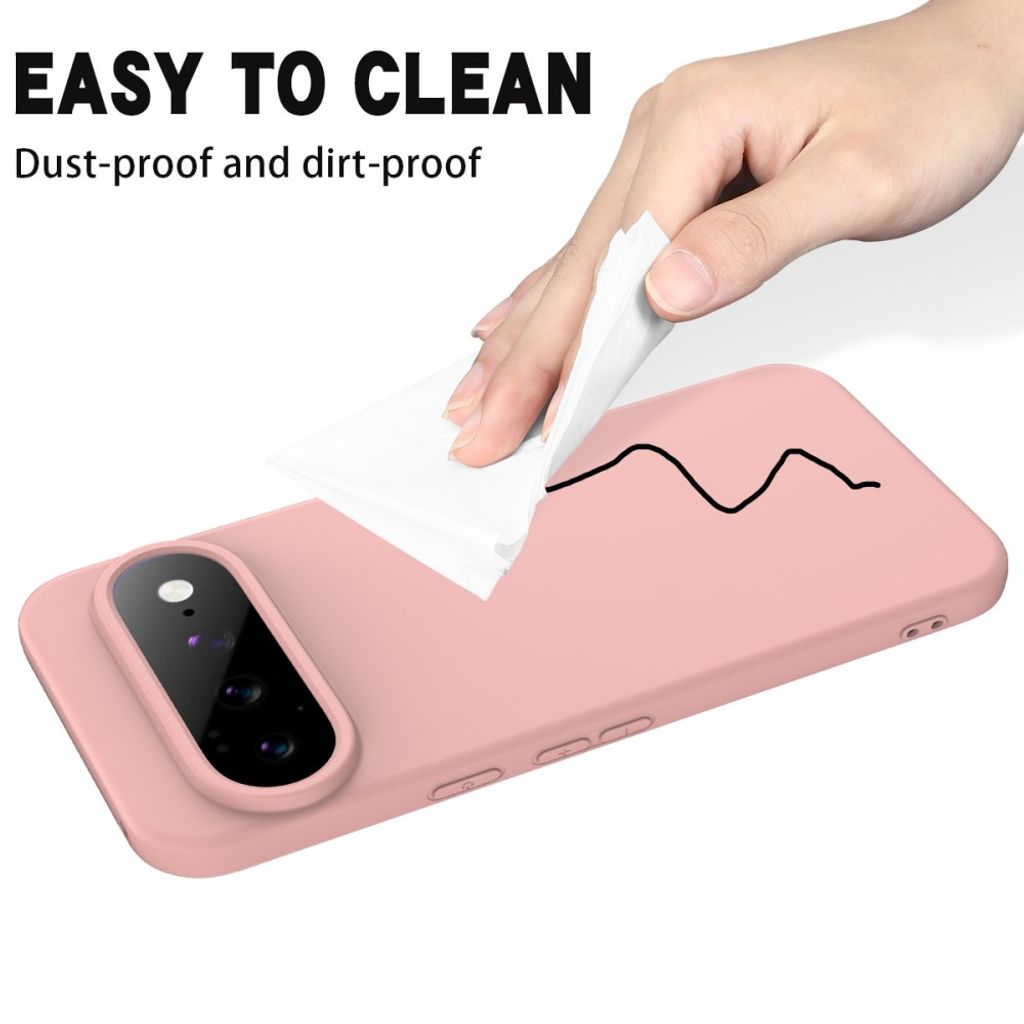 Google Pixel 11 Pro XL Deksel I Silikon - Rosa