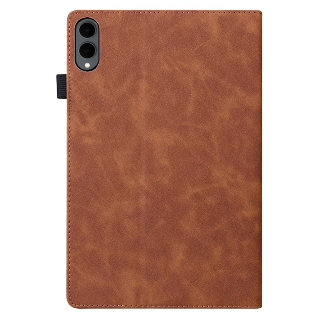 Samsung Galaxy Tab S12 Plus Folio flip cover med kortlommer - Brun