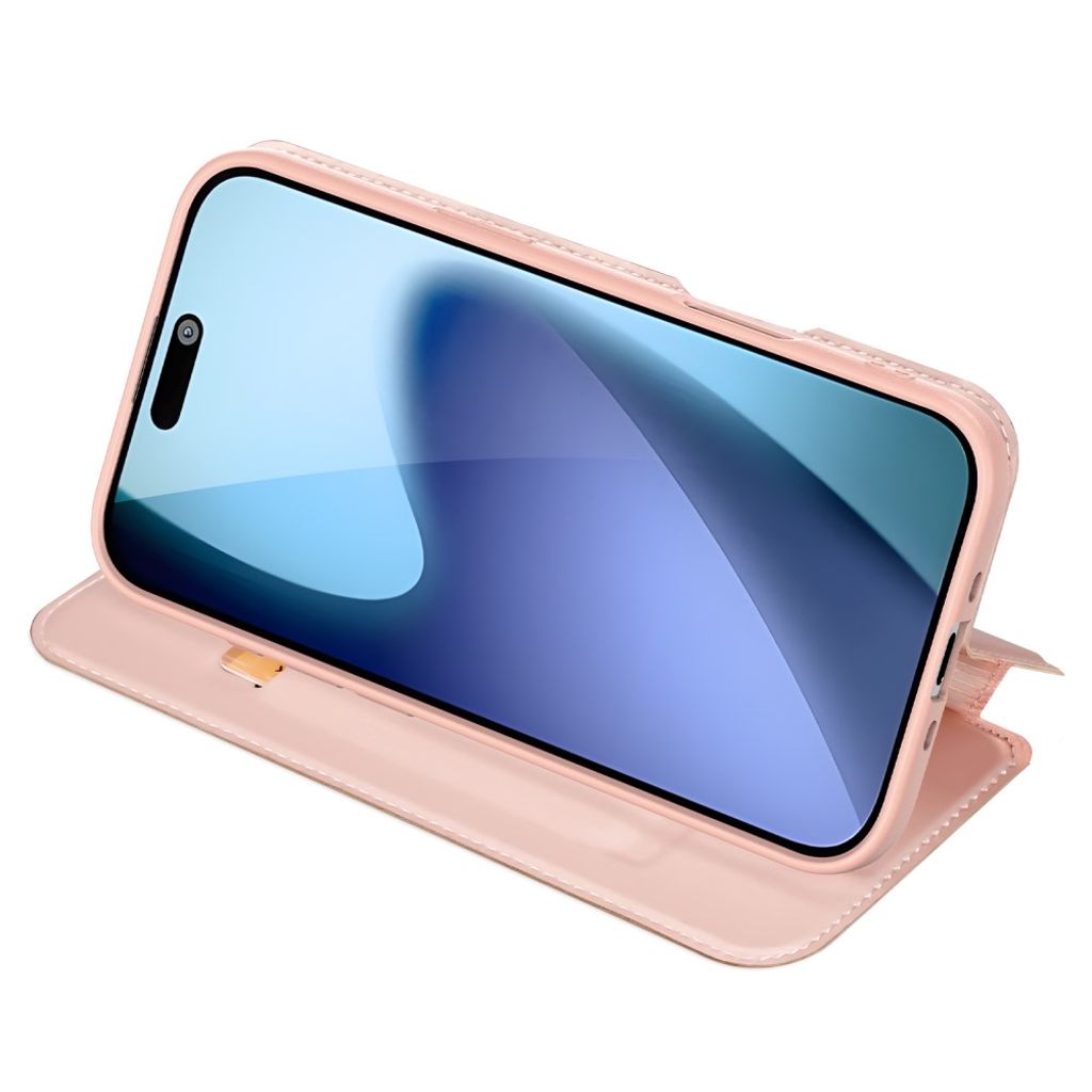 DUX DUCIS iPhone 17 Air Kotelo Jalustalla - Vaaleanpunainen