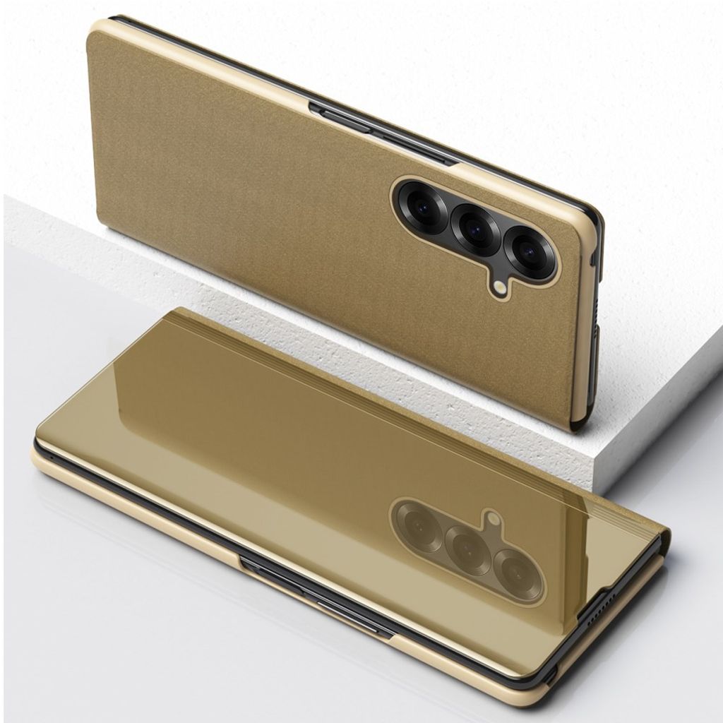 Samsung Galaxy Z Fold7 5G Fodral med genomskinlig vy - Gul