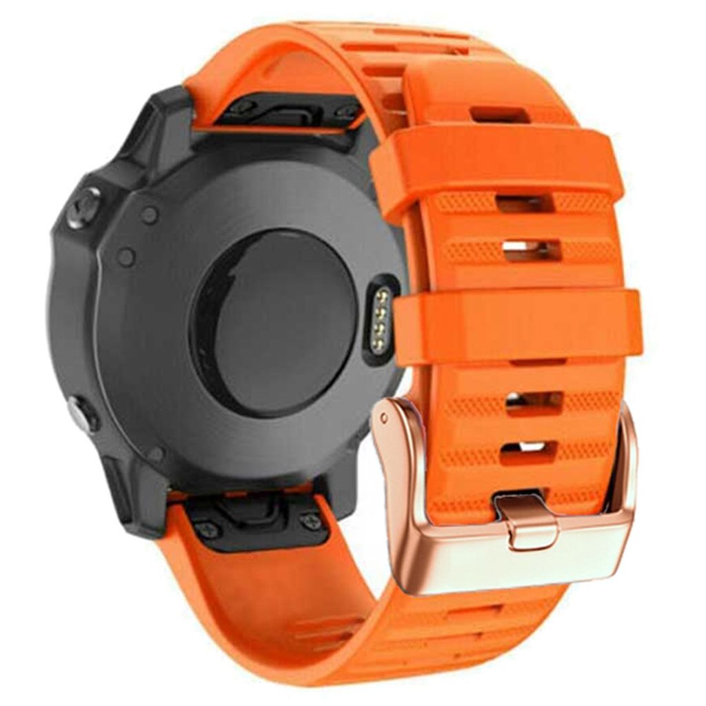 Garmin Fenix ​​​​7S/6S/5S/Instinct 2S etc. Silicone Watch Band - Orange