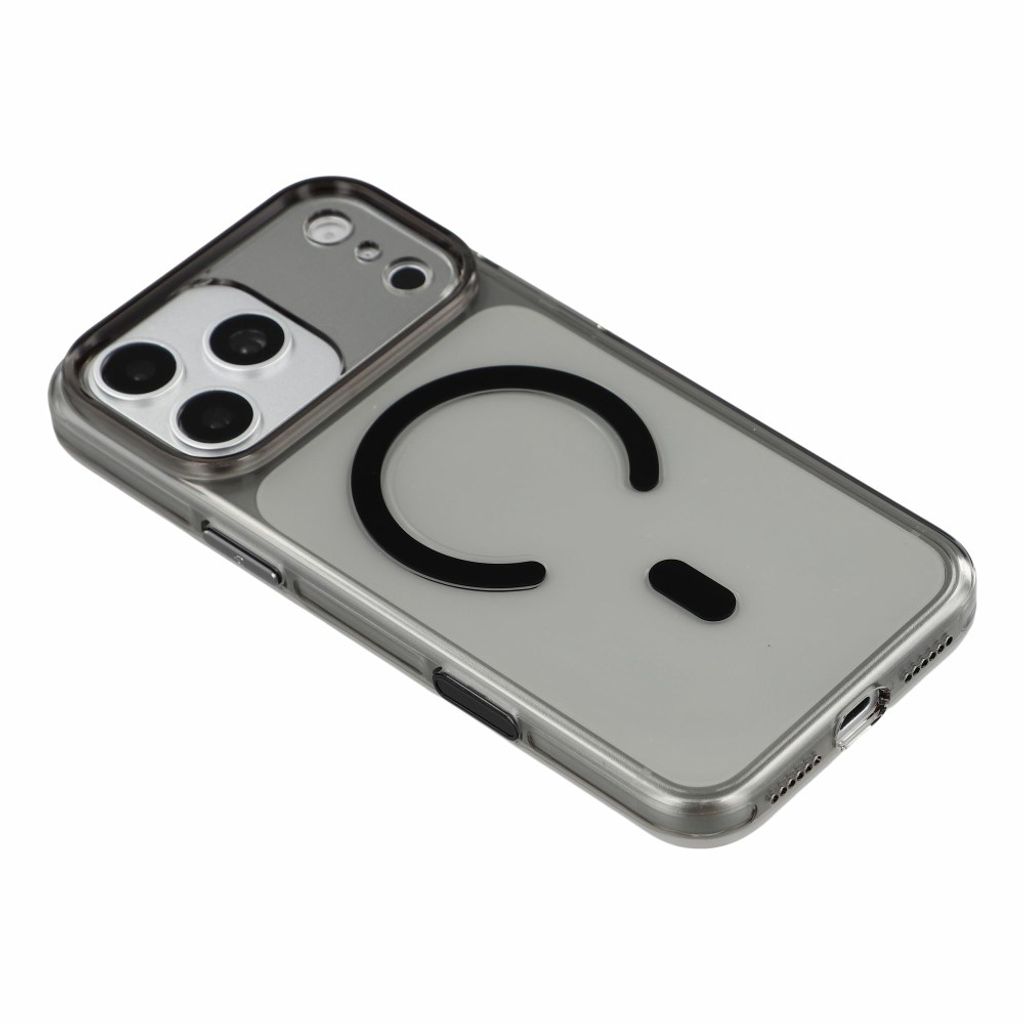 JAUCASE iPhone 18 Pro Max/17 Pro Max MagSafe Kuori - Läpinäkyvä/musta