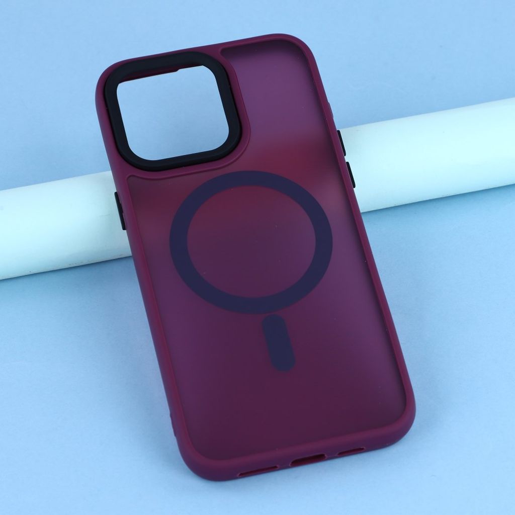 iPhone 12 Pro Max Cover MagSafe kompatibel - Rød
