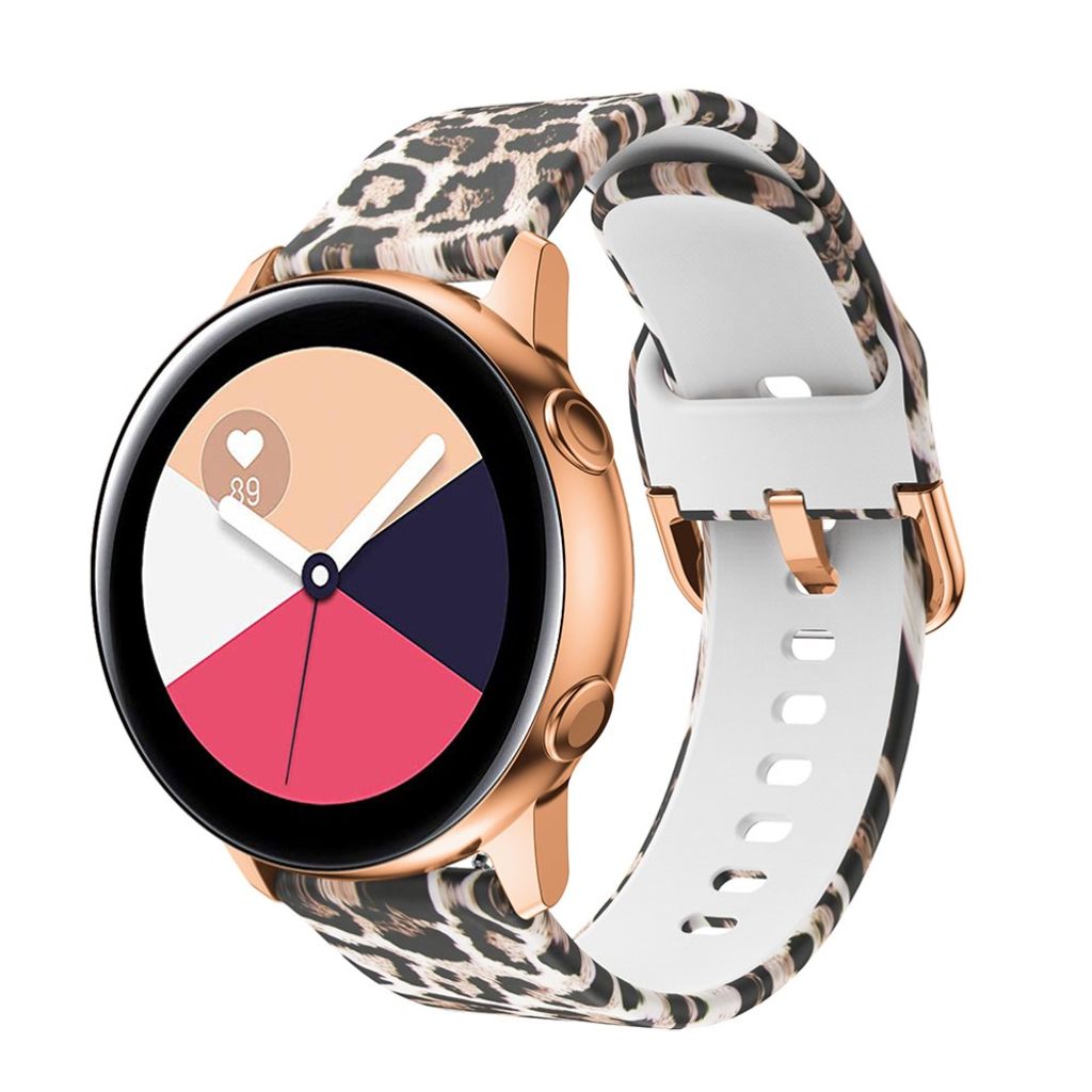 Samsung Gear S3 Frontier/Classic m.fl. Klockarmband med Tryck - Leopard